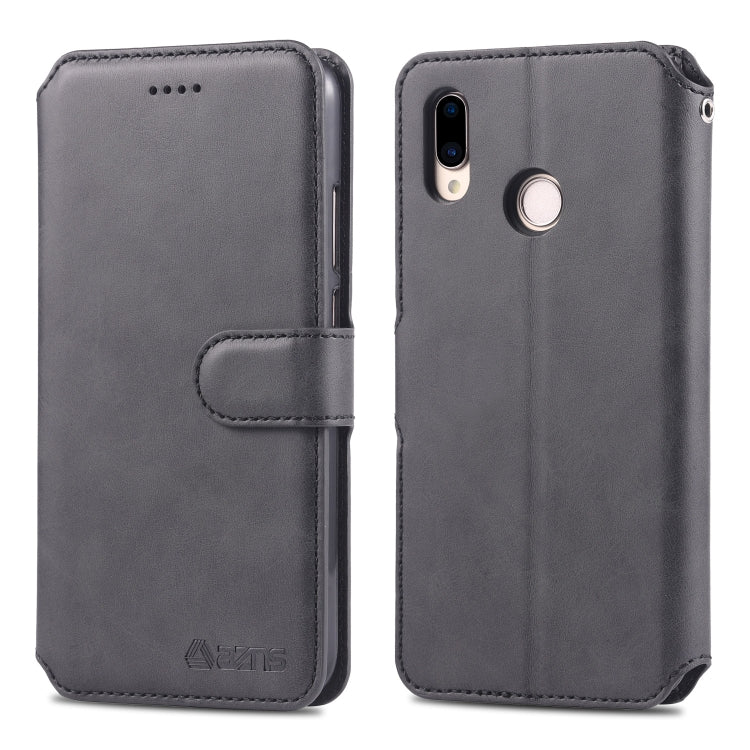 For Huawei P20 Lite AZNS Calf Texture Magnetic Horizontal Flip PU Leather Case with Holder & Card Slots & Photo Frame