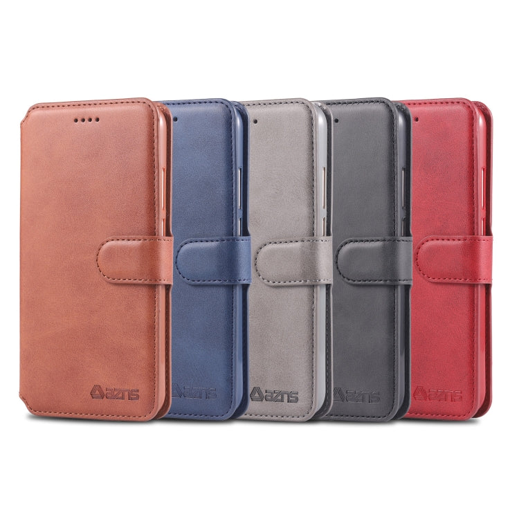 For Huawei P20 Lite AZNS Calf Texture Magnetic Horizontal Flip PU Leather Case with Holder & Card Slots & Photo Frame