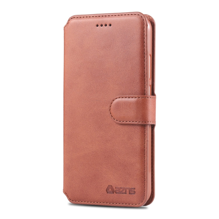For Huawei P20 Lite AZNS Calf Texture Magnetic Horizontal Flip PU Leather Case with Holder & Card Slots & Photo Frame