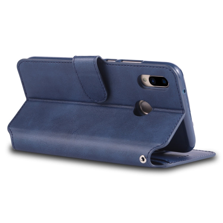 For Huawei P20 Lite AZNS Calf Texture Magnetic Horizontal Flip PU Leather Case with Holder & Card Slots & Photo Frame
