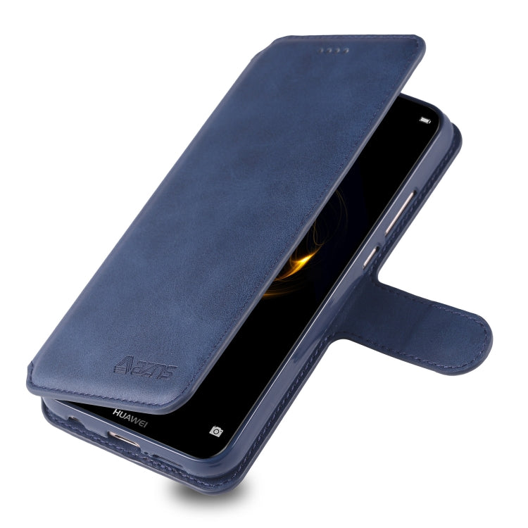 For Huawei P20 Lite AZNS Calf Texture Magnetic Horizontal Flip PU Leather Case with Holder & Card Slots & Photo Frame