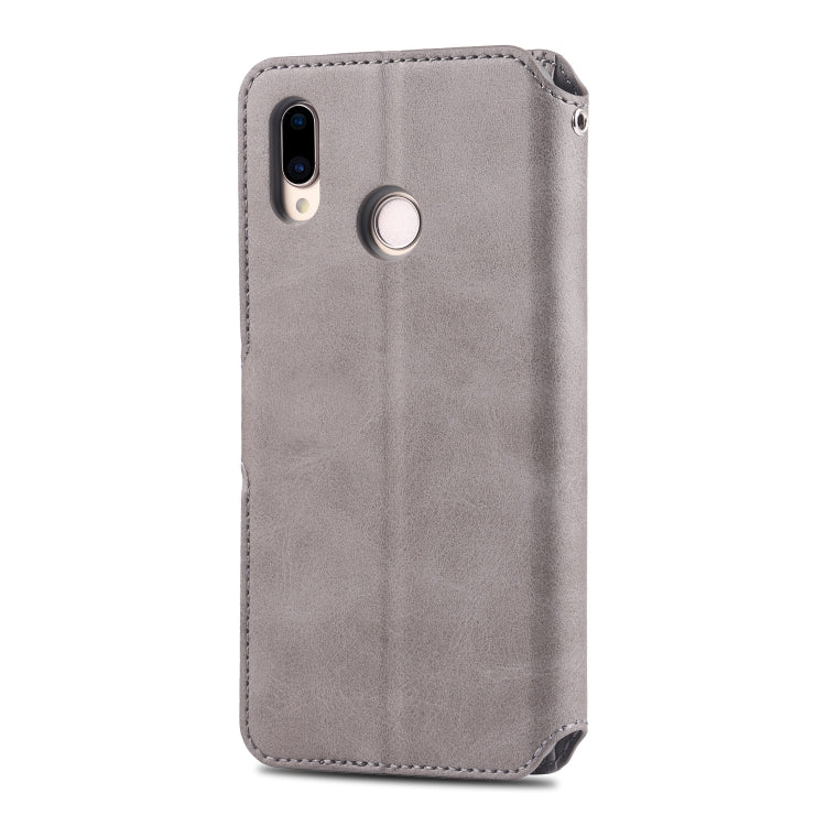 For Huawei P20 Lite AZNS Calf Texture Magnetic Horizontal Flip PU Leather Case with Holder & Card Slots & Photo Frame
