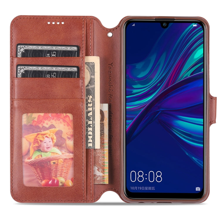 For Huawei P Smart 2019 / Maimang 8 AZNS Calf Texture Magnetic Horizontal Flip PU Leather Case with Holder & Card Slots & Photo Frame