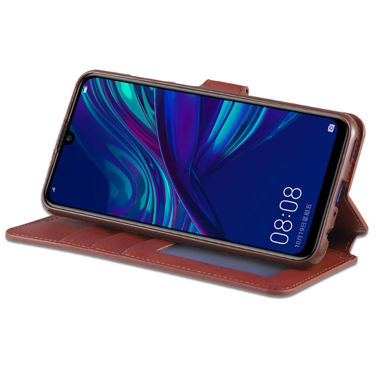 For Huawei P Smart 2019 / Maimang 8 AZNS Calf Texture Magnetic Horizontal Flip PU Leather Case with Holder & Card Slots & Photo Frame