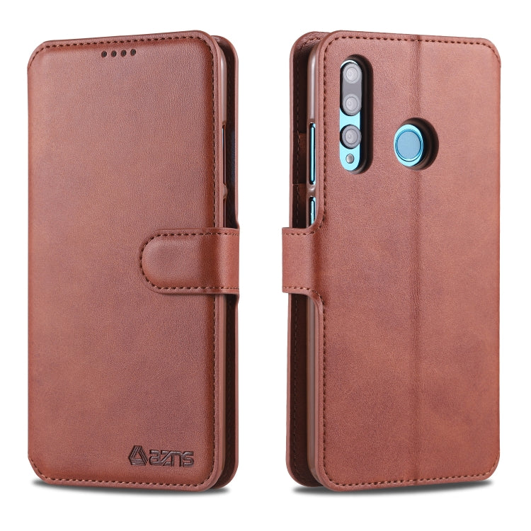 For Huawei P Smart 2019 / Maimang 8 AZNS Calf Texture Magnetic Horizontal Flip PU Leather Case with Holder & Card Slots & Photo Frame