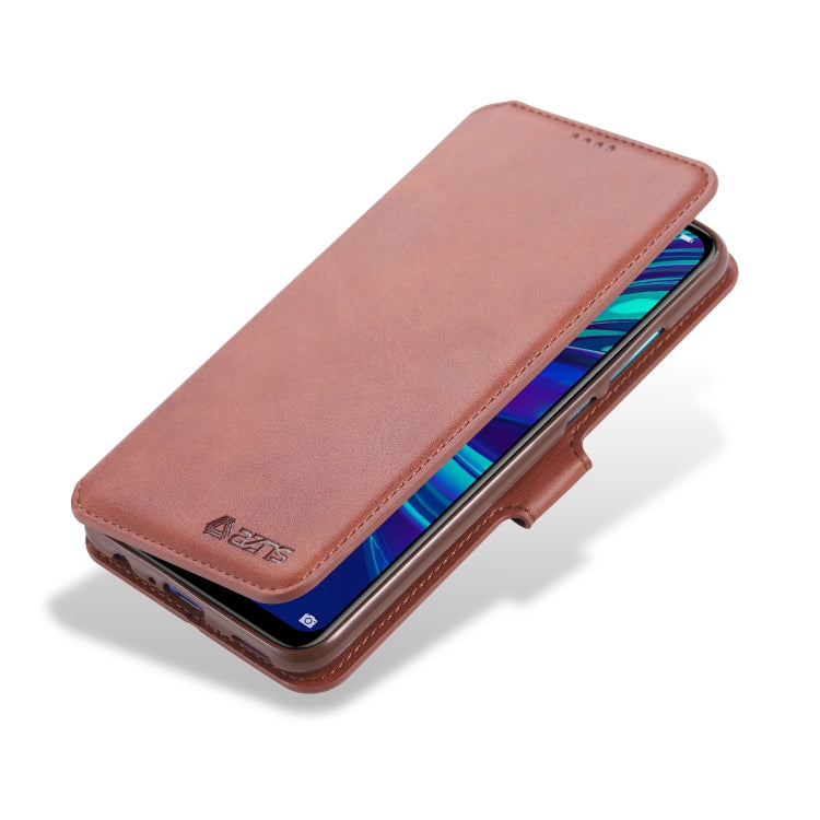 For Huawei P Smart 2019 / Maimang 8 AZNS Calf Texture Magnetic Horizontal Flip PU Leather Case with Holder & Card Slots & Photo Frame