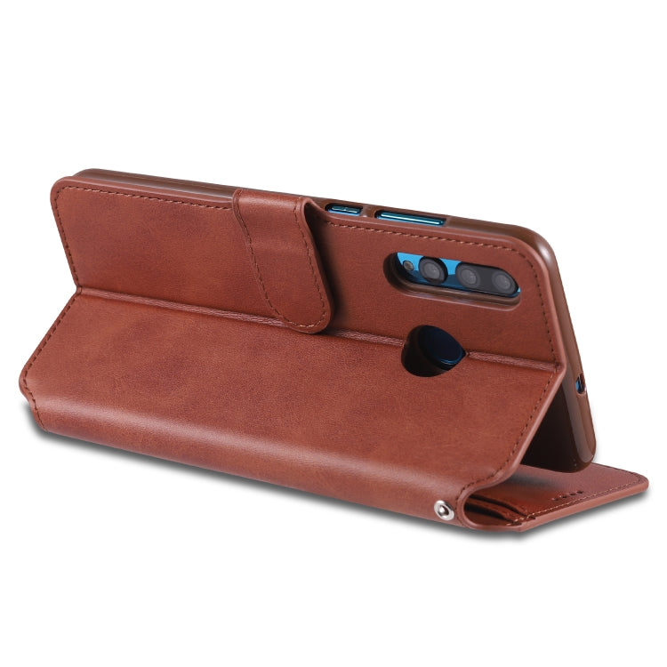 For Huawei P Smart 2019 / Maimang 8 AZNS Calf Texture Magnetic Horizontal Flip PU Leather Case with Holder & Card Slots & Photo Frame