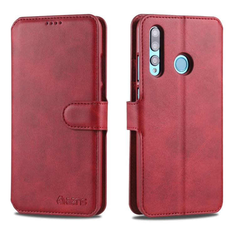 For Huawei P Smart 2019 / Maimang 8 AZNS Calf Texture Magnetic Horizontal Flip PU Leather Case with Holder & Card Slots & Photo Frame