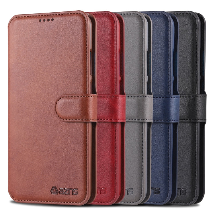 For Huawei P Smart 2019 / Maimang 8 AZNS Calf Texture Magnetic Horizontal Flip PU Leather Case with Holder & Card Slots & Photo Frame