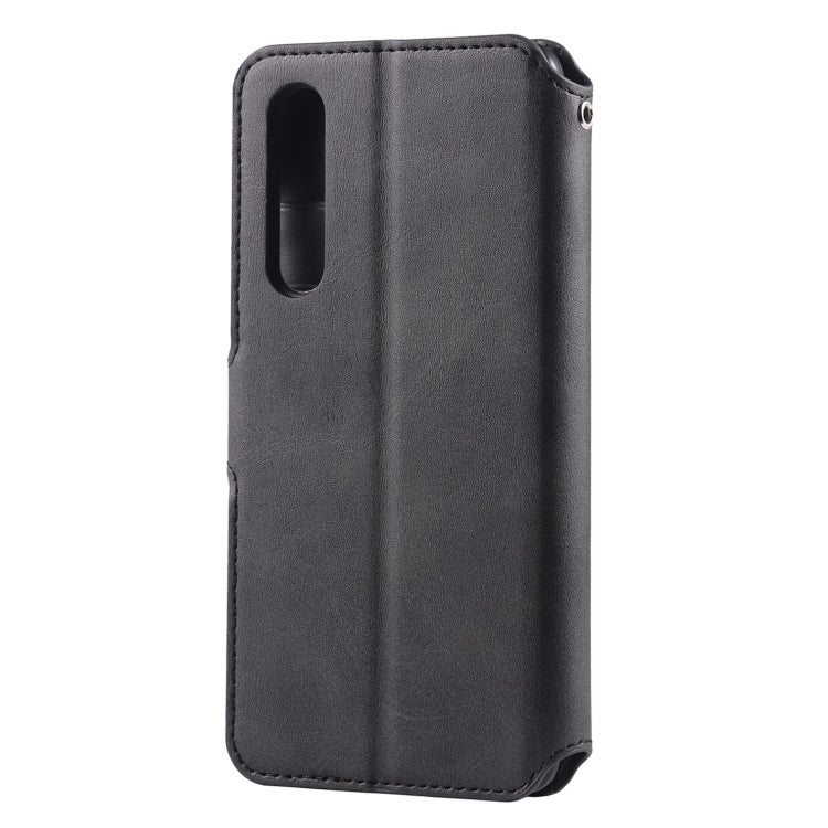 For Huawei P30 AZNS Calf Texture Magnetic Horizontal Flip PU Leather Case with Holder & Card Slots & Photo Frame