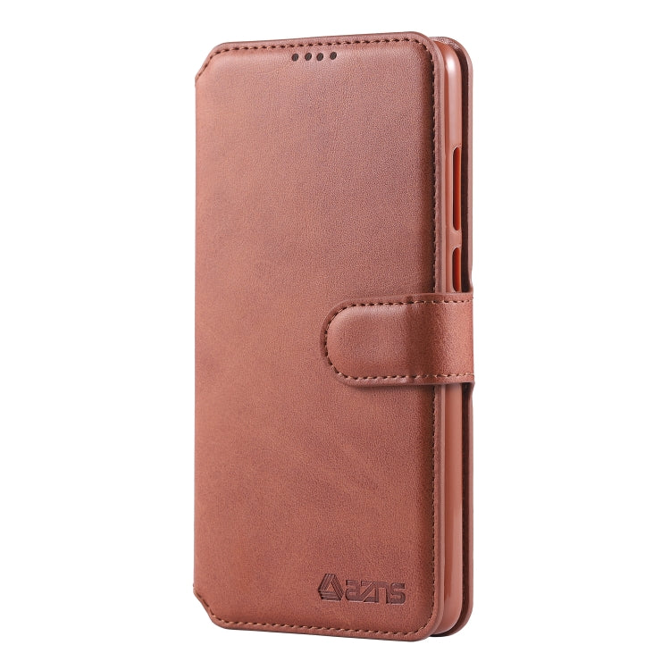 For Huawei P30 AZNS Calf Texture Magnetic Horizontal Flip PU Leather Case with Holder & Card Slots & Photo Frame