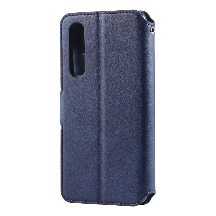 For Huawei P30 AZNS Calf Texture Magnetic Horizontal Flip PU Leather Case with Holder & Card Slots & Photo Frame