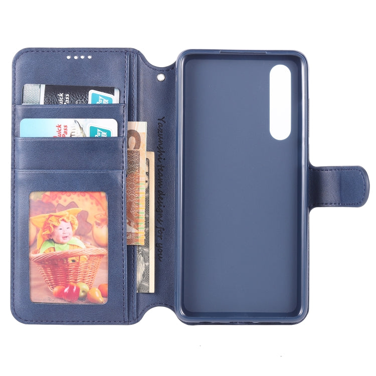 For Huawei P30 AZNS Calf Texture Magnetic Horizontal Flip PU Leather Case with Holder & Card Slots & Photo Frame