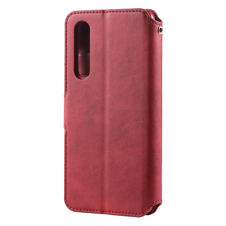 For Huawei P30 AZNS Calf Texture Magnetic Horizontal Flip PU Leather Case with Holder & Card Slots & Photo Frame