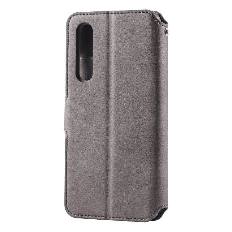 For Huawei P30 AZNS Calf Texture Magnetic Horizontal Flip PU Leather Case with Holder & Card Slots & Photo Frame