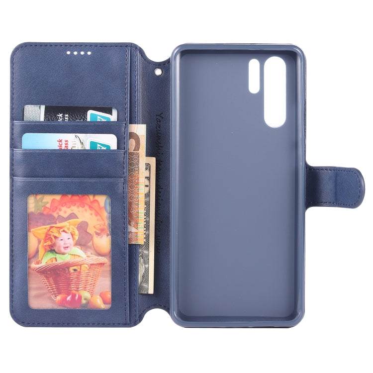 For Huawei P30 Pro AZNS Calf Texture Magnetic Horizontal Flip PU Leather Case with Holder & Card Slots & Photo Frame