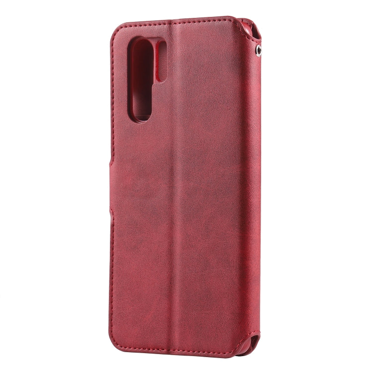 For Huawei P30 Pro AZNS Calf Texture Magnetic Horizontal Flip PU Leather Case with Holder & Card Slots & Photo Frame
