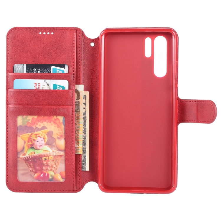 For Huawei P30 Pro AZNS Calf Texture Magnetic Horizontal Flip PU Leather Case with Holder & Card Slots & Photo Frame
