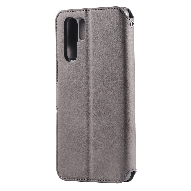 For Huawei P30 Pro AZNS Calf Texture Magnetic Horizontal Flip PU Leather Case with Holder & Card Slots & Photo Frame