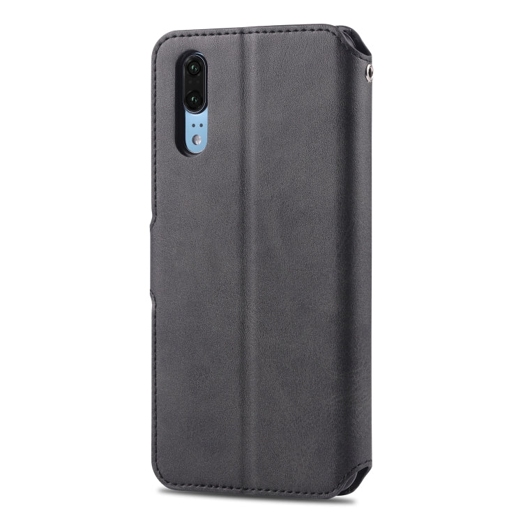 For Huawei P20 Pro AZNS Calf Texture Magnetic Horizontal Flip PU Leather Case with Holder & Card Slots & Photo Frame