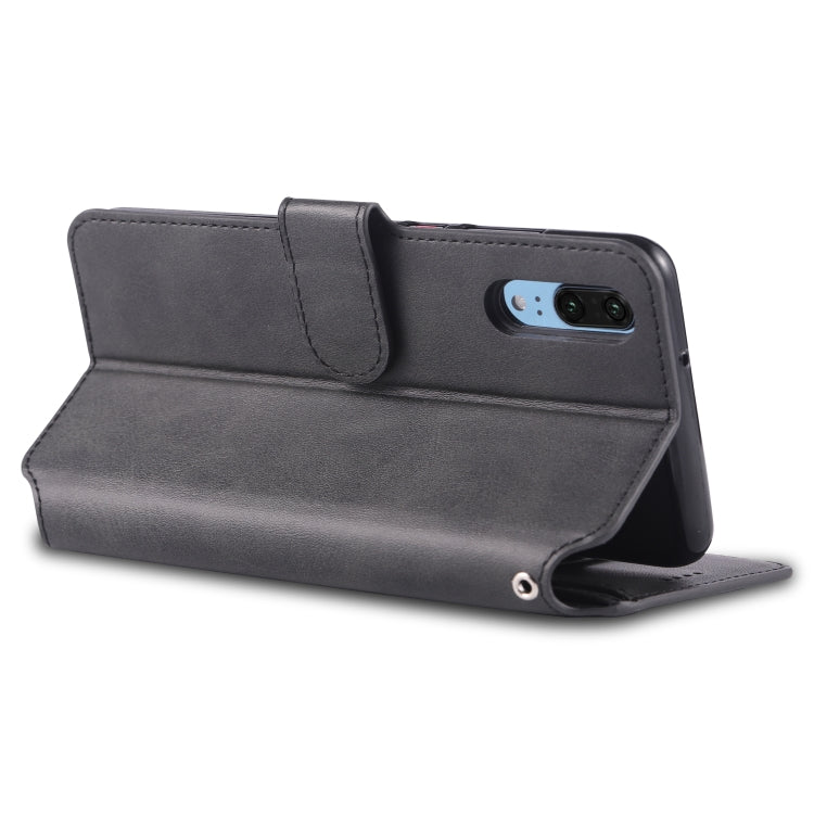 For Huawei P20 Pro AZNS Calf Texture Magnetic Horizontal Flip PU Leather Case with Holder & Card Slots & Photo Frame