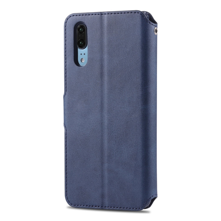 For Huawei P20 Pro AZNS Calf Texture Magnetic Horizontal Flip PU Leather Case with Holder & Card Slots & Photo Frame