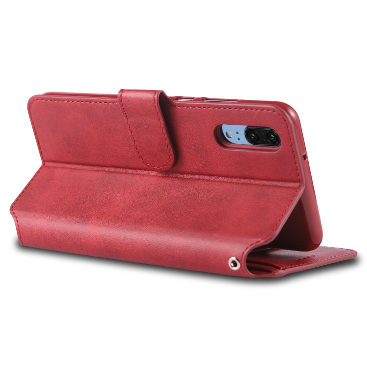 For Huawei P20 Pro AZNS Calf Texture Magnetic Horizontal Flip PU Leather Case with Holder & Card Slots & Photo Frame