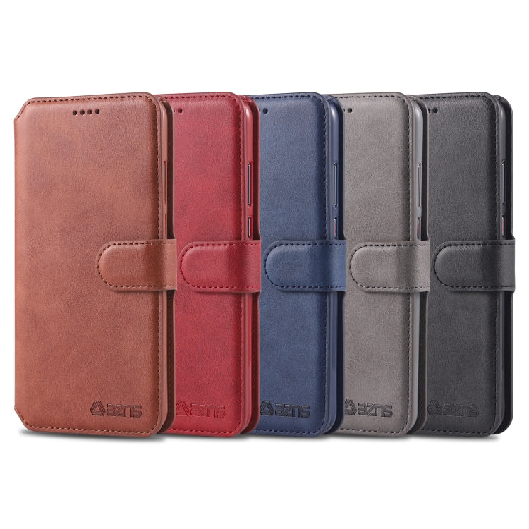 For Huawei P20 Pro AZNS Calf Texture Magnetic Horizontal Flip PU Leather Case with Holder & Card Slots & Photo Frame