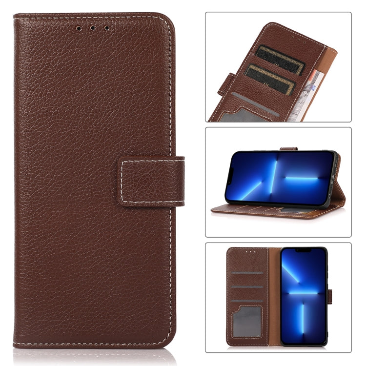 For iPhone 13 Pro Max Litchi Texture PU + TPU Horizontal Flip Leather Case with Holder & Card Slots & Wallet