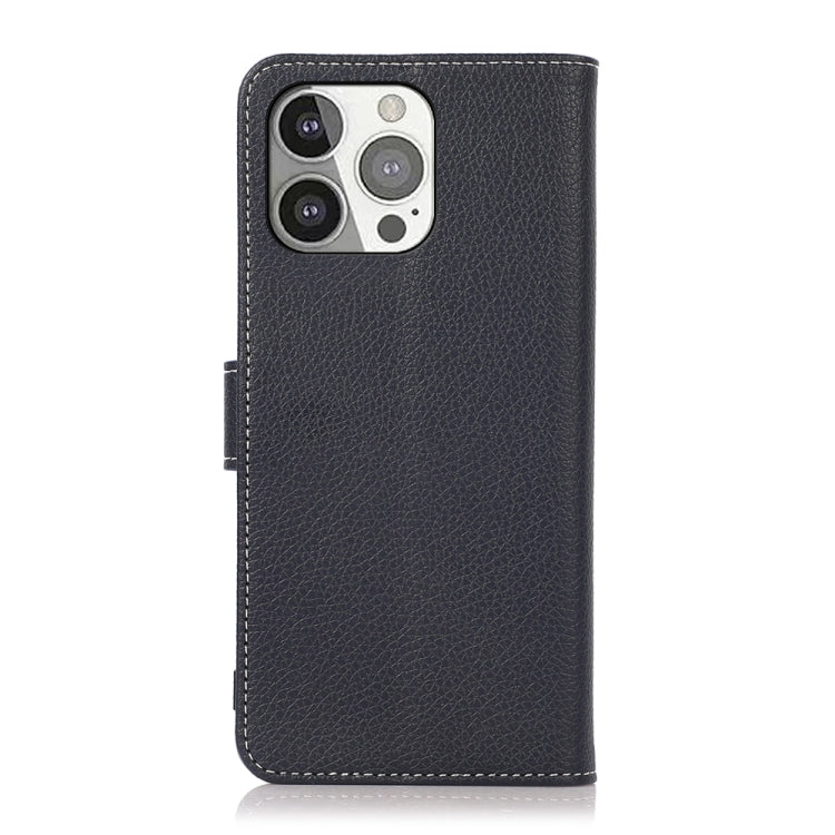 For iPhone 13 Pro Litchi Texture PU + TPU Horizontal Flip Leather Case with Holder & Card Slots & Wallet