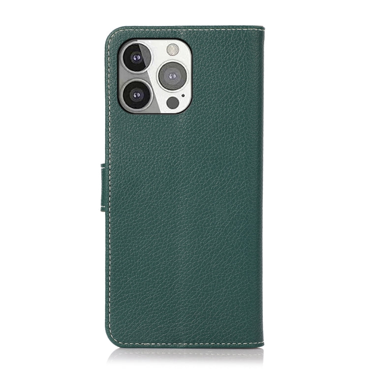 For iPhone 13 Pro Litchi Texture PU + TPU Horizontal Flip Leather Case with Holder & Card Slots & Wallet