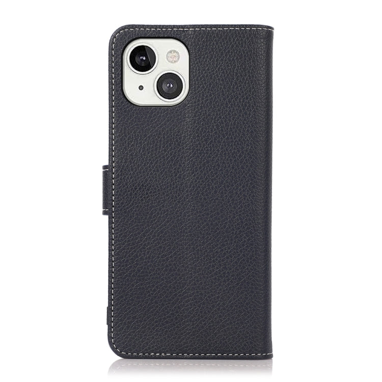 For iPhone 13 Litchi Texture PU + TPU Horizontal Flip Leather Case with Holder & Card Slots & Wallet