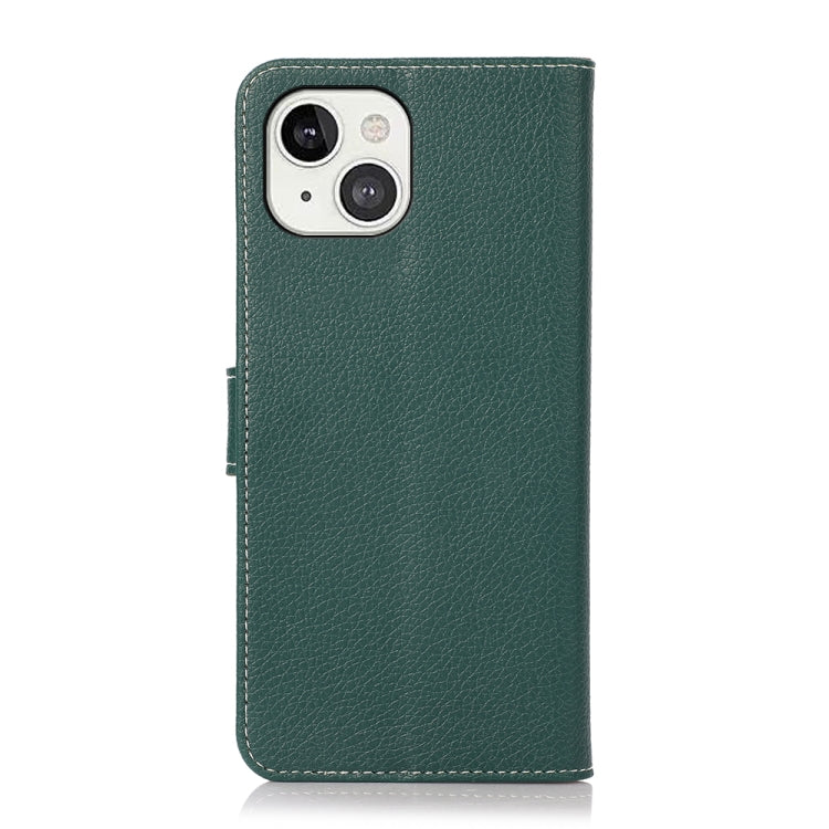 For iPhone 13 Litchi Texture PU + TPU Horizontal Flip Leather Case with Holder & Card Slots & Wallet