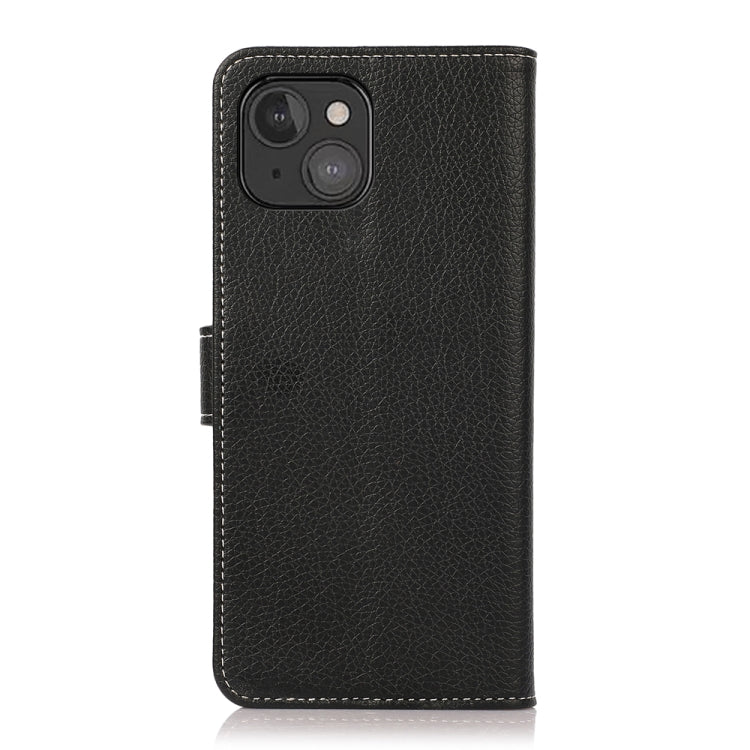 For iPhone 13 mini Litchi Texture PU + TPU Horizontal Flip Leather Case with Holder & Card Slots & Wallet