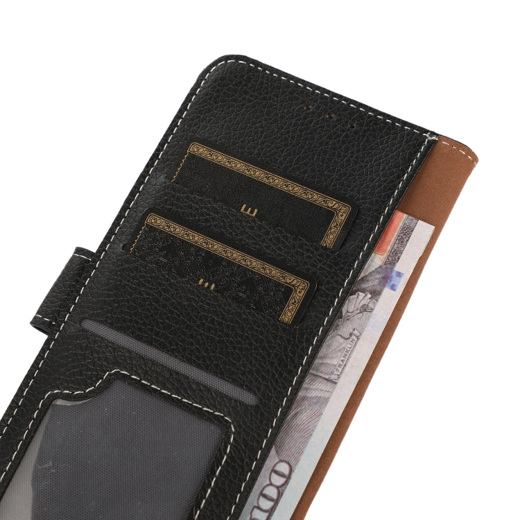 For iPhone 13 mini Litchi Texture PU + TPU Horizontal Flip Leather Case with Holder & Card Slots & Wallet