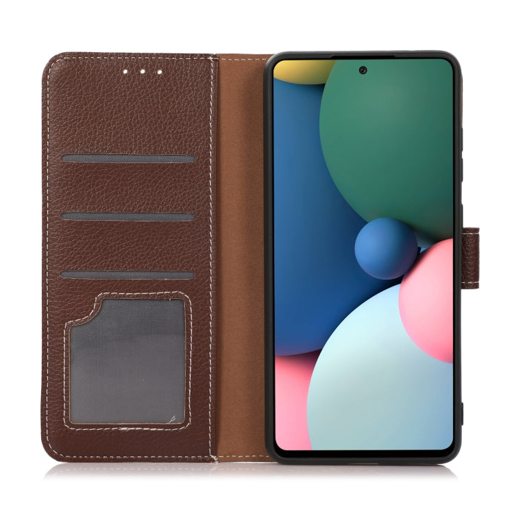 For iPhone 13 mini Litchi Texture PU + TPU Horizontal Flip Leather Case with Holder & Card Slots & Wallet