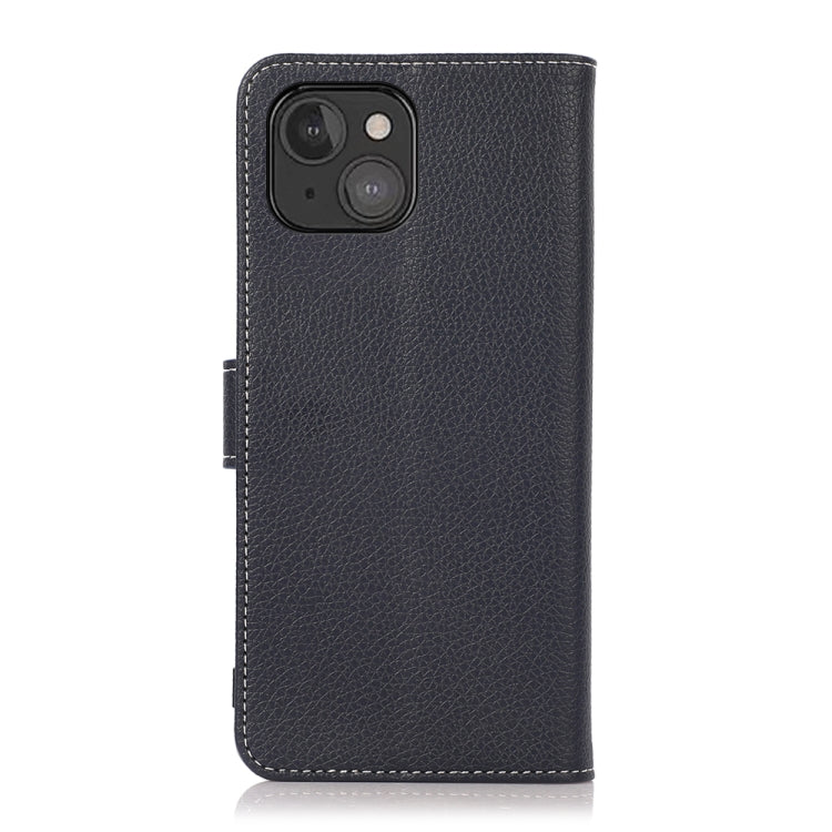 For iPhone 13 mini Litchi Texture PU + TPU Horizontal Flip Leather Case with Holder & Card Slots & Wallet