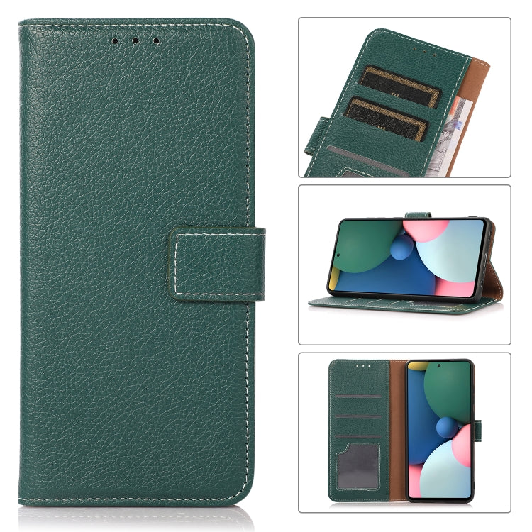 For iPhone 13 mini Litchi Texture PU + TPU Horizontal Flip Leather Case with Holder & Card Slots & Wallet