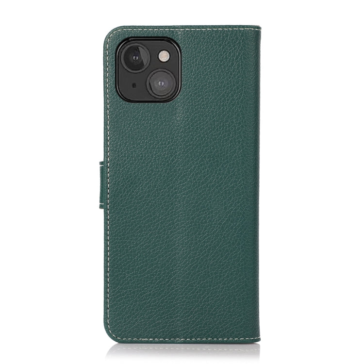For iPhone 13 mini Litchi Texture PU + TPU Horizontal Flip Leather Case with Holder & Card Slots & Wallet