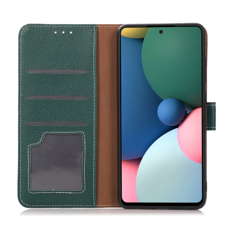 For iPhone 13 mini Litchi Texture PU + TPU Horizontal Flip Leather Case with Holder & Card Slots & Wallet