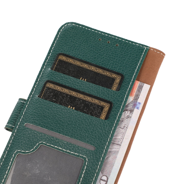 For iPhone 13 mini Litchi Texture PU + TPU Horizontal Flip Leather Case with Holder & Card Slots & Wallet