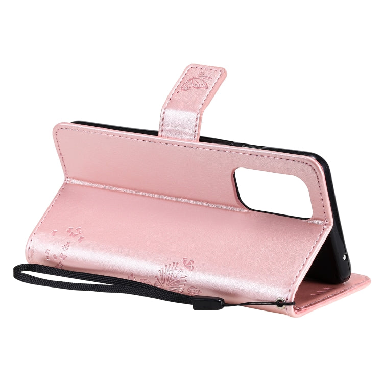 For OnePlus 9 Tree & Cat Pattern Pressed Printing Horizontal Flip PU Leather Case with Holder & Card Slots & Wallet & Lanyard