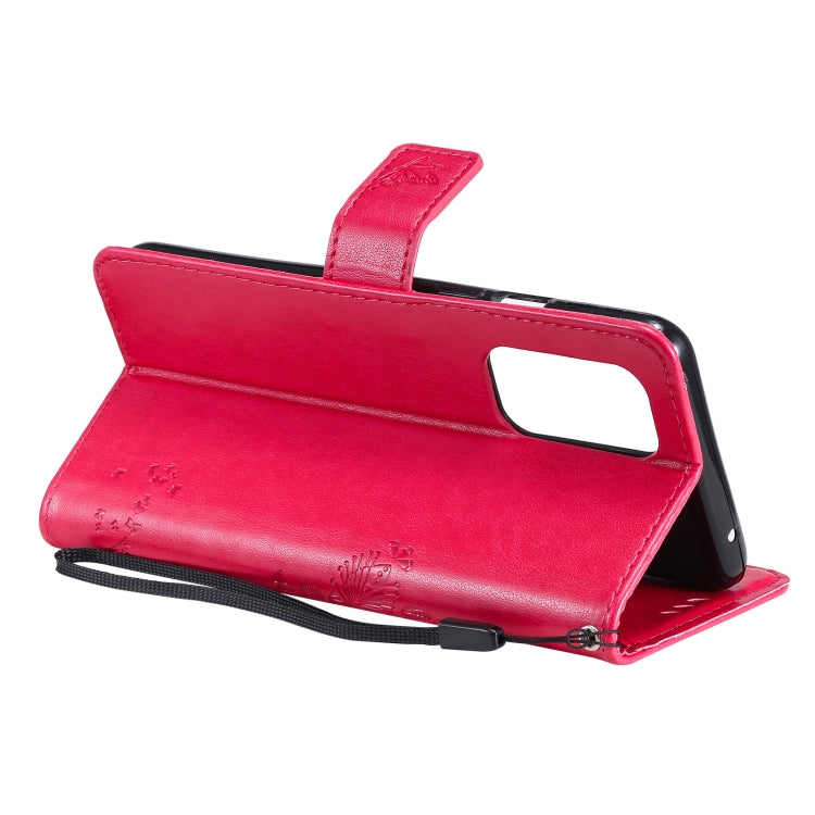 For OnePlus 9 Tree & Cat Pattern Pressed Printing Horizontal Flip PU Leather Case with Holder & Card Slots & Wallet & Lanyard