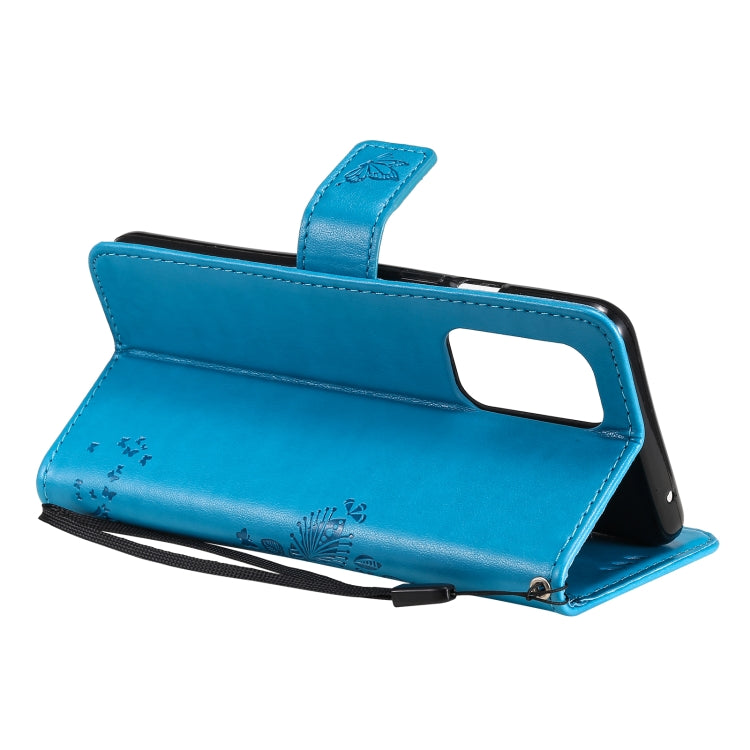 For OnePlus 9 Tree & Cat Pattern Pressed Printing Horizontal Flip PU Leather Case with Holder & Card Slots & Wallet & Lanyard