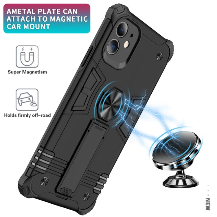 For iPhone 11 Pro 10 PCS Shockproof TPU + PC Protective Case with Invisible Holder
