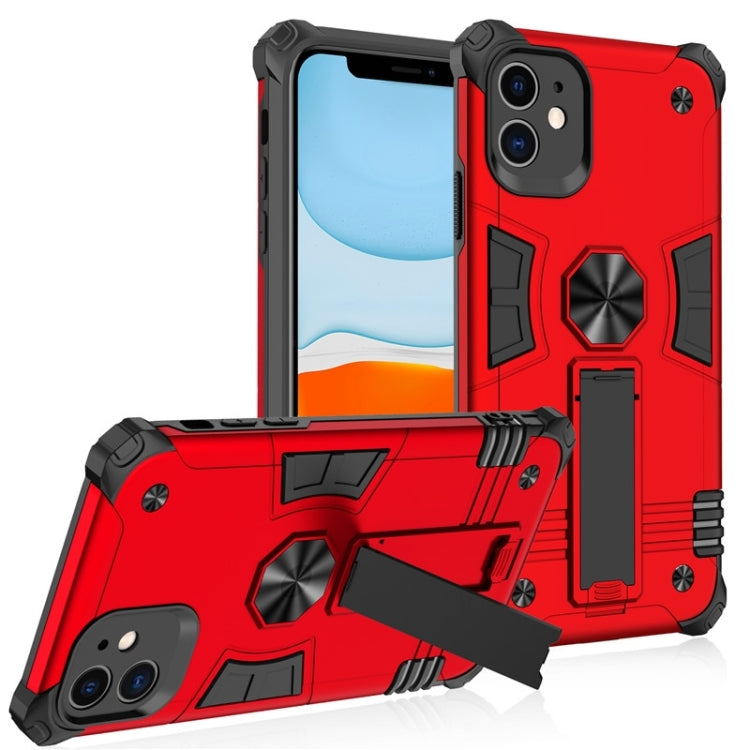 For iPhone 11 Pro 10 PCS Shockproof TPU + PC Protective Case with Invisible Holder