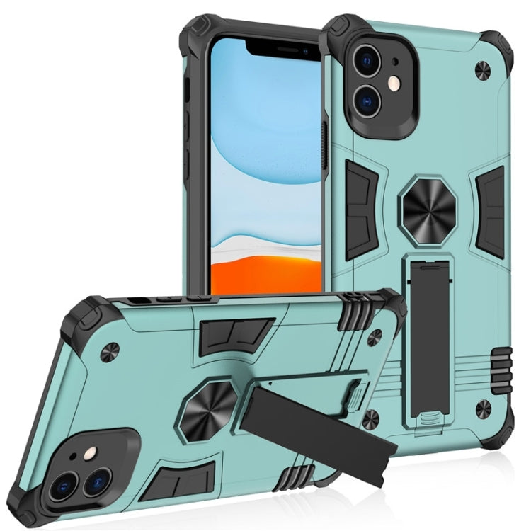 For iPhone 11 Pro 10 PCS Shockproof TPU + PC Protective Case with Invisible Holder