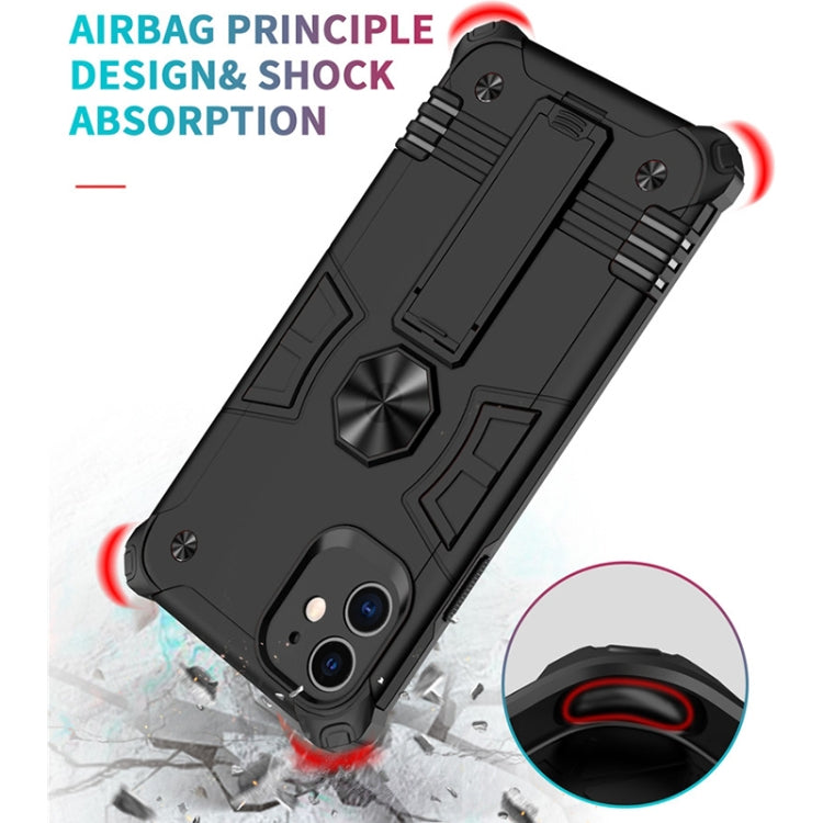 For iPhone 11 Pro Max 10 PCS Shockproof TPU + PC Protective Case with Invisible Holder