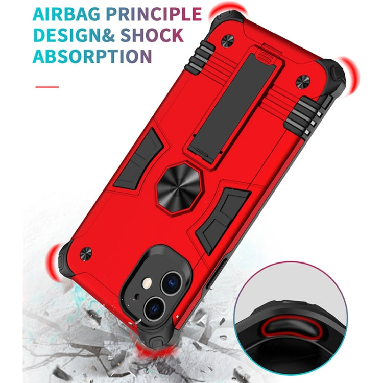 For iPhone 11 Pro Max 10 PCS Shockproof TPU + PC Protective Case with Invisible Holder