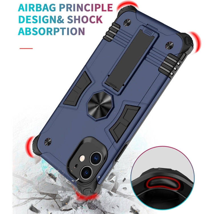 For iPhone 11 Pro Max 10 PCS Shockproof TPU + PC Protective Case with Invisible Holder